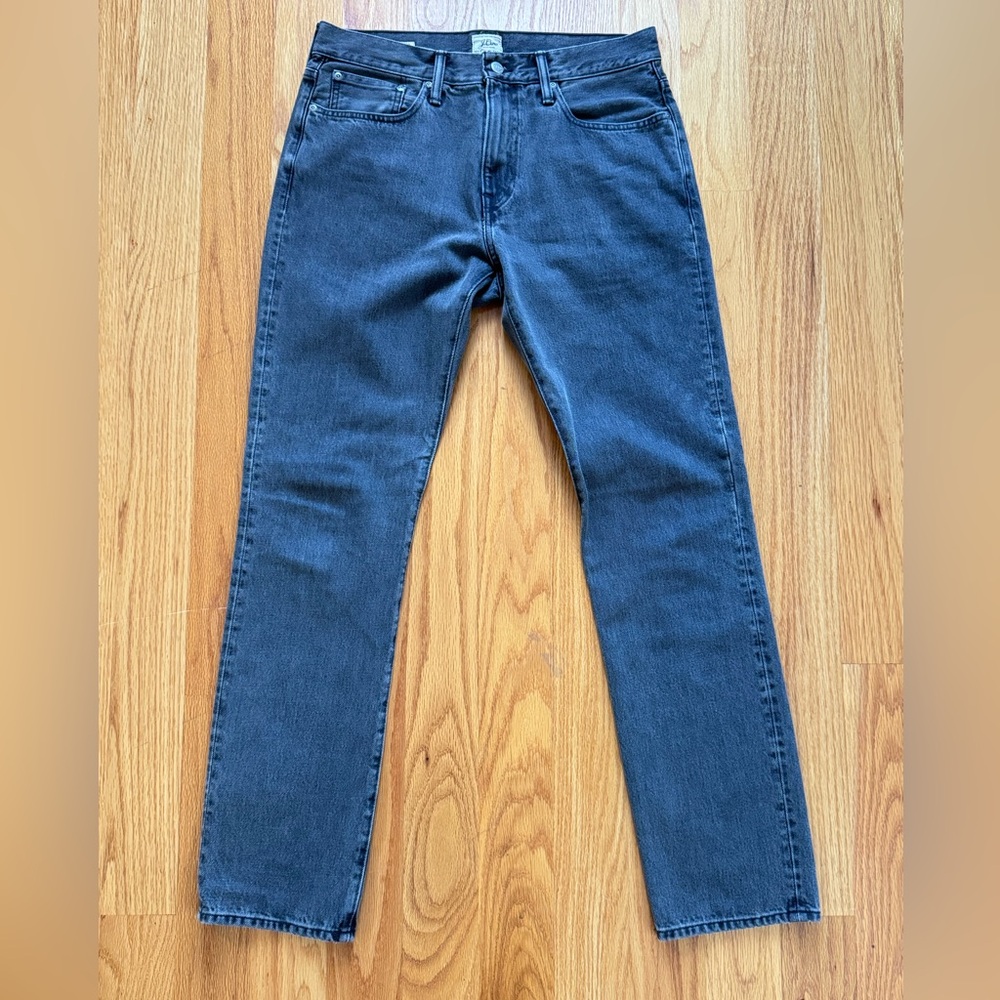 J. Crew 770 Black Wash Men’s Jeans 31 x 32